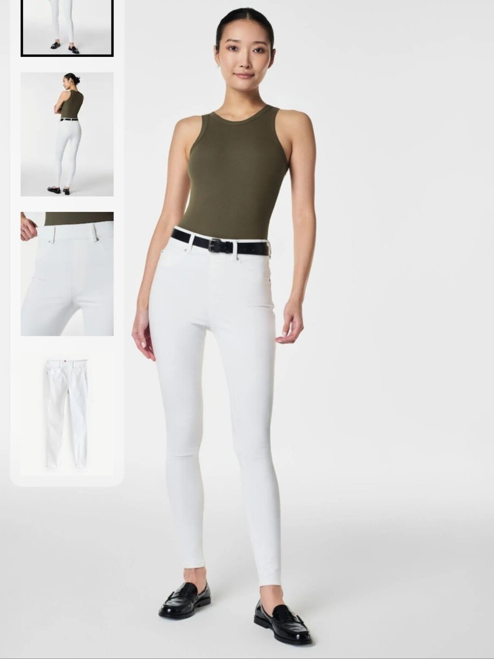 SPANXshape™ EveryWearAnkle Skinny Jeans, WhiteWhite / Tall / L